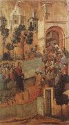 Duccio di Buoninsegna Christ Entering Jerusalem painting